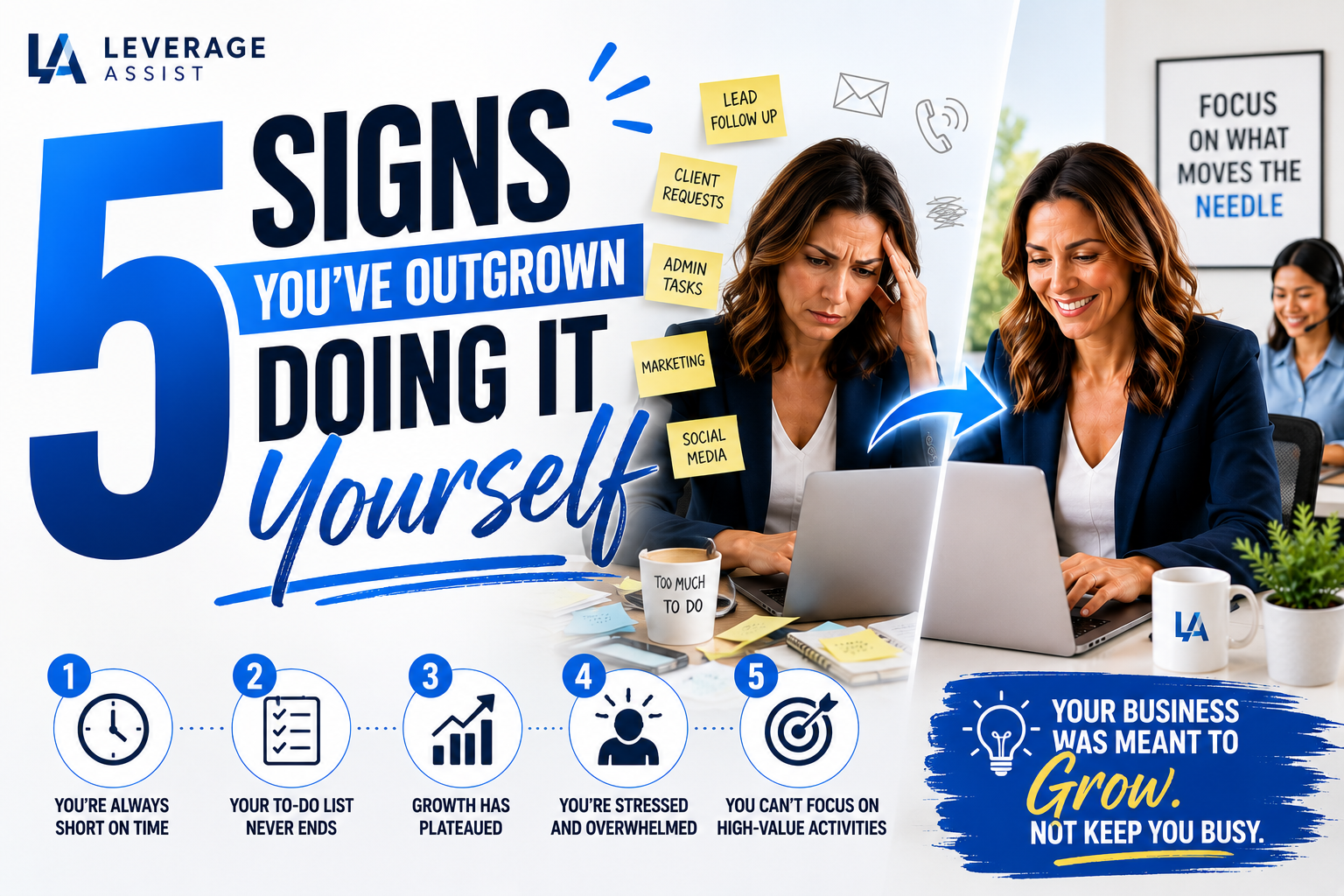 signs you need a virtual assistant