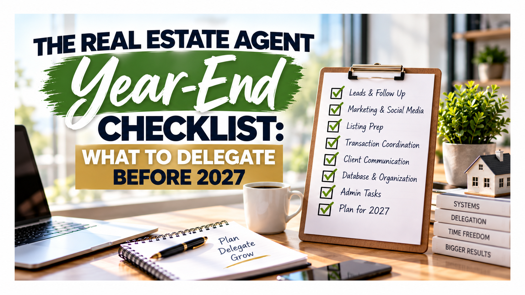 real estate agent year end checklist